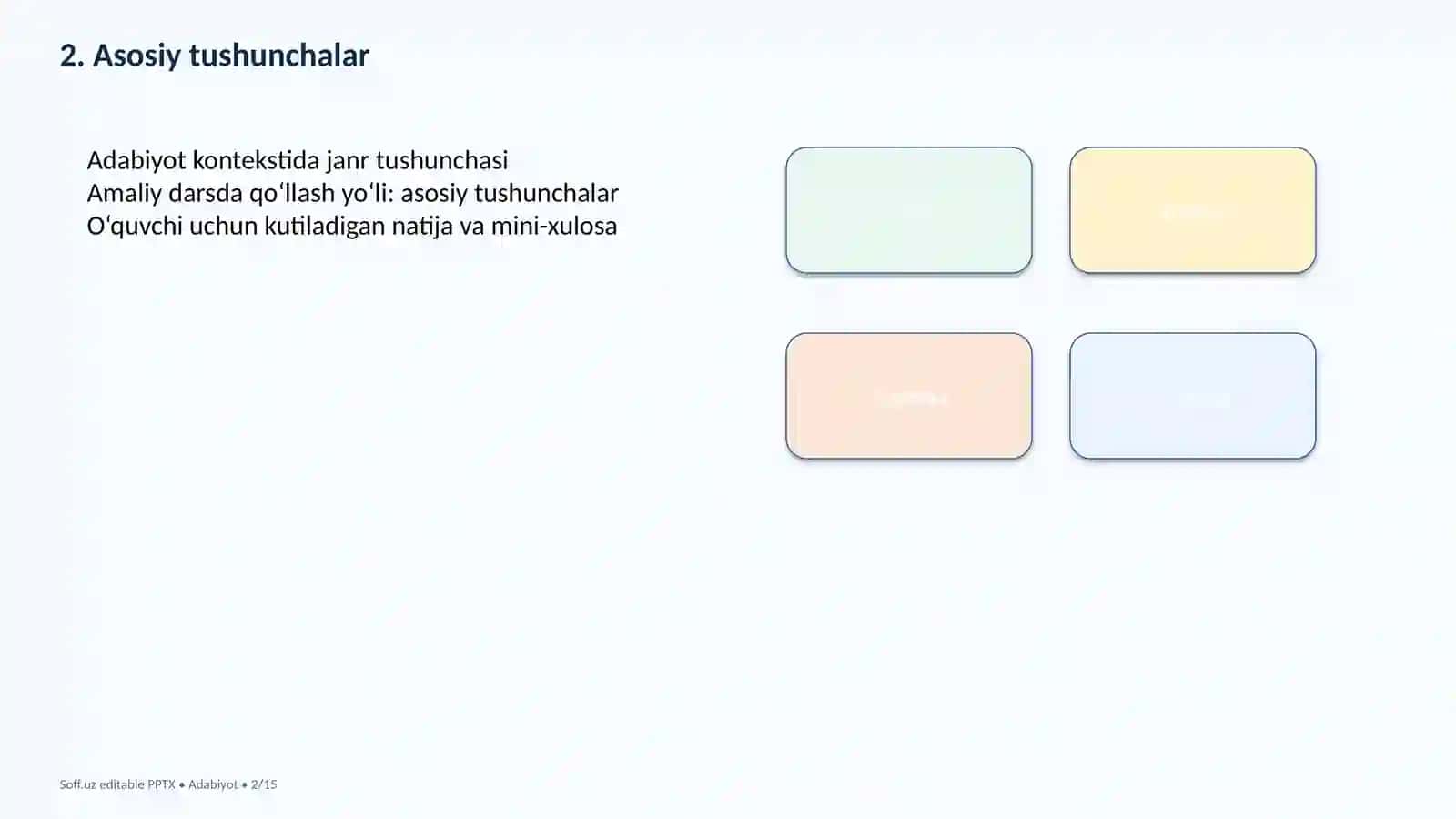 Bolalar kitobxonligini rivojlantirish — 15 slayd 2