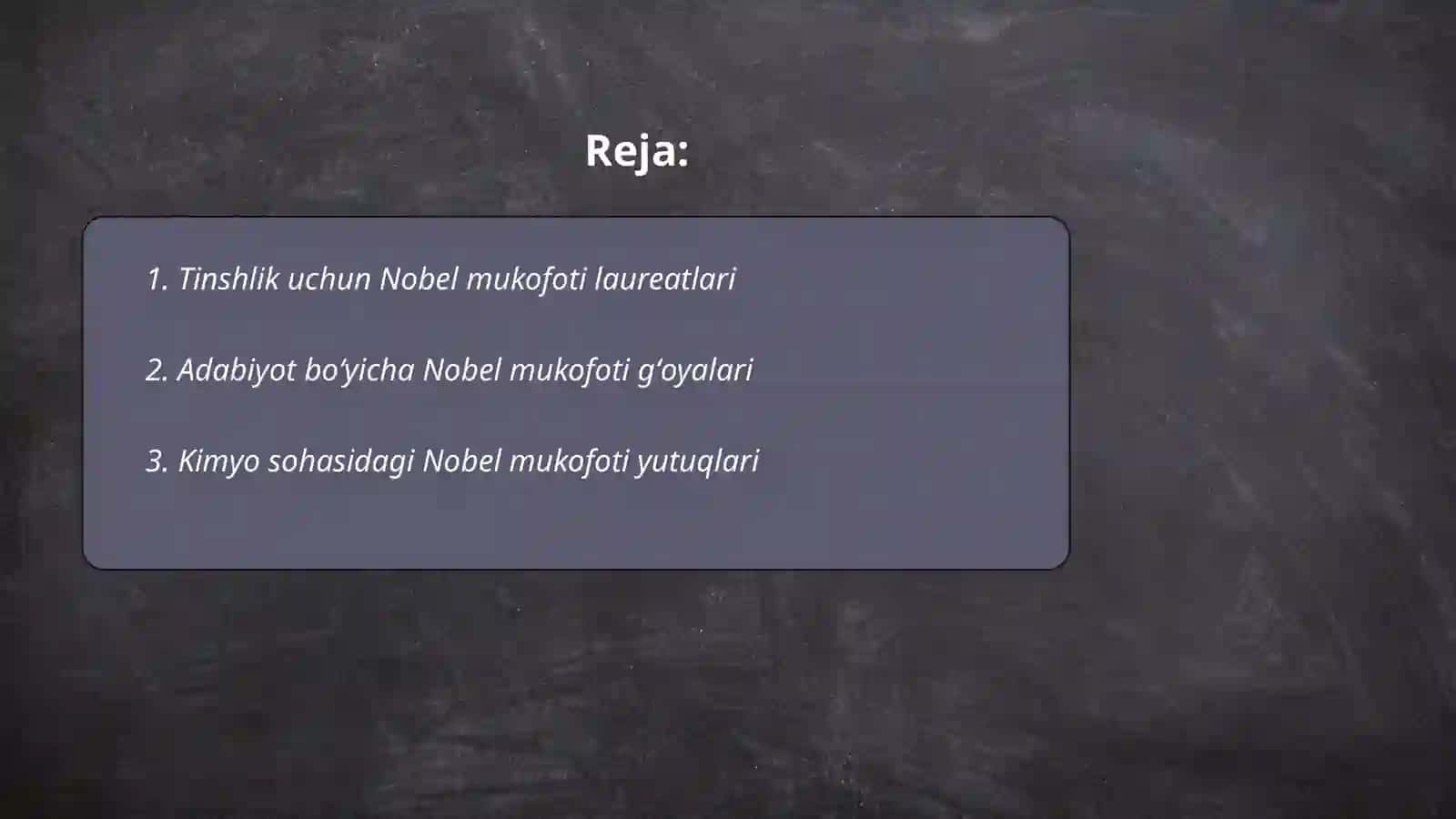 Tinshlik uchun Nobel mukofoti laureatlari 2