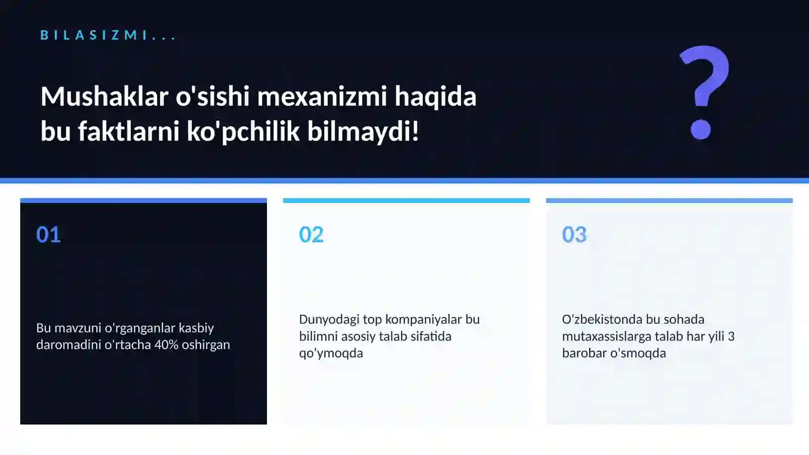 Mushaklar o'sishi mexanizmi 2