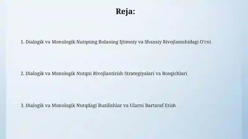 Dialogik va Monologik Nutqning Bolaning Ijtimoiy va Shaxsiy Rivojlanishidagi O'rni 2