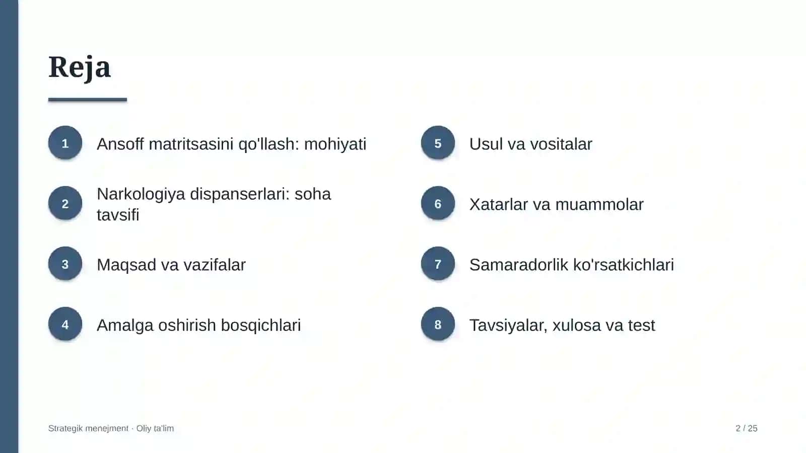 narkologiya dispanserlarida ansoff matritsasini qo'llash 2979 2