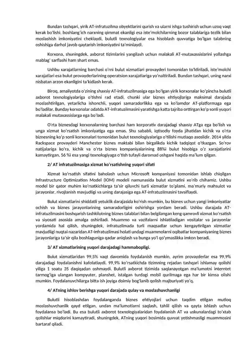 Bulutli texnologiyalar 2