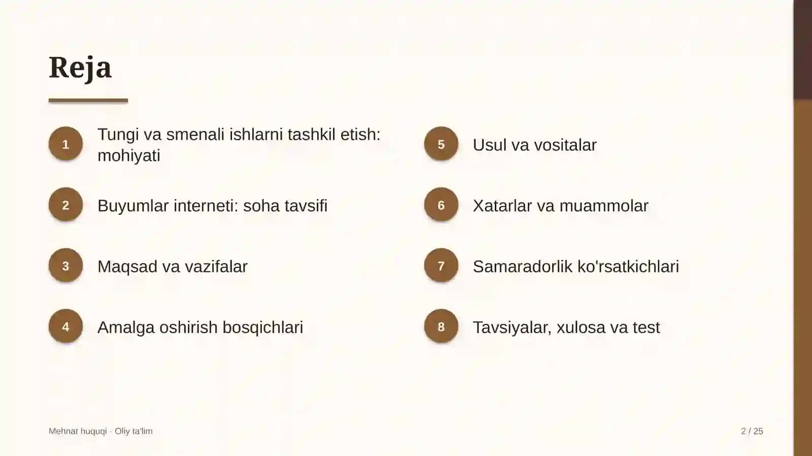 buyumlar interneti sohasida tungi va smenali ishlarni tashkil etish 7518 2