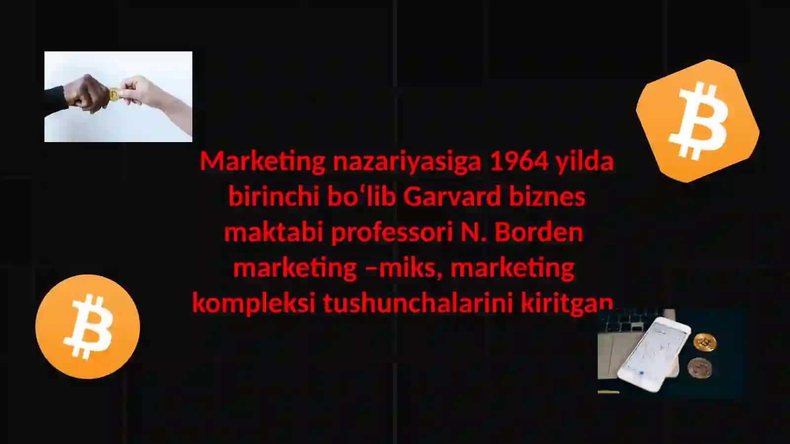 Marketing majmui. Marketing turlari 2