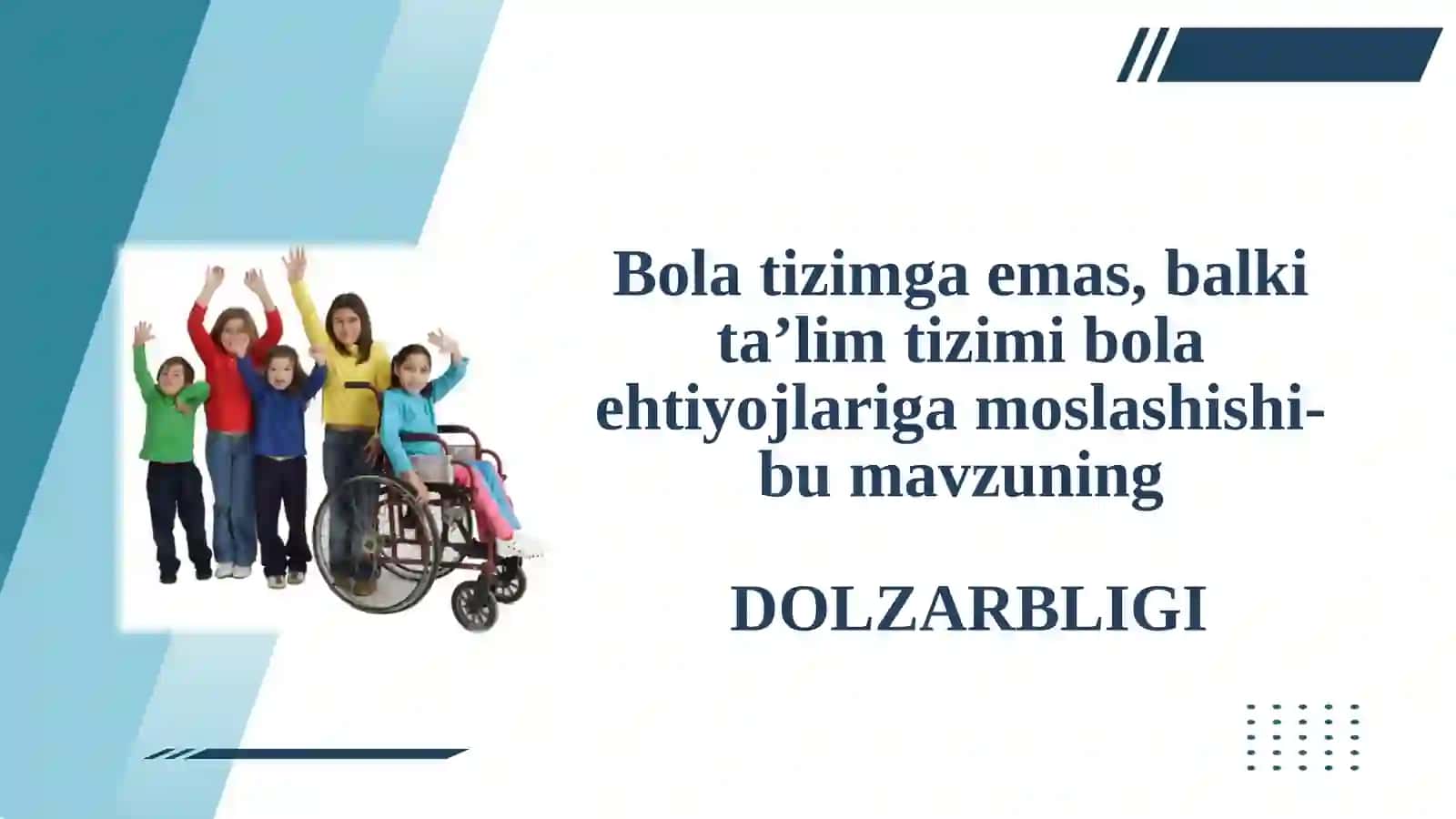 Alohida ta’lim ehtiyoqlari 2