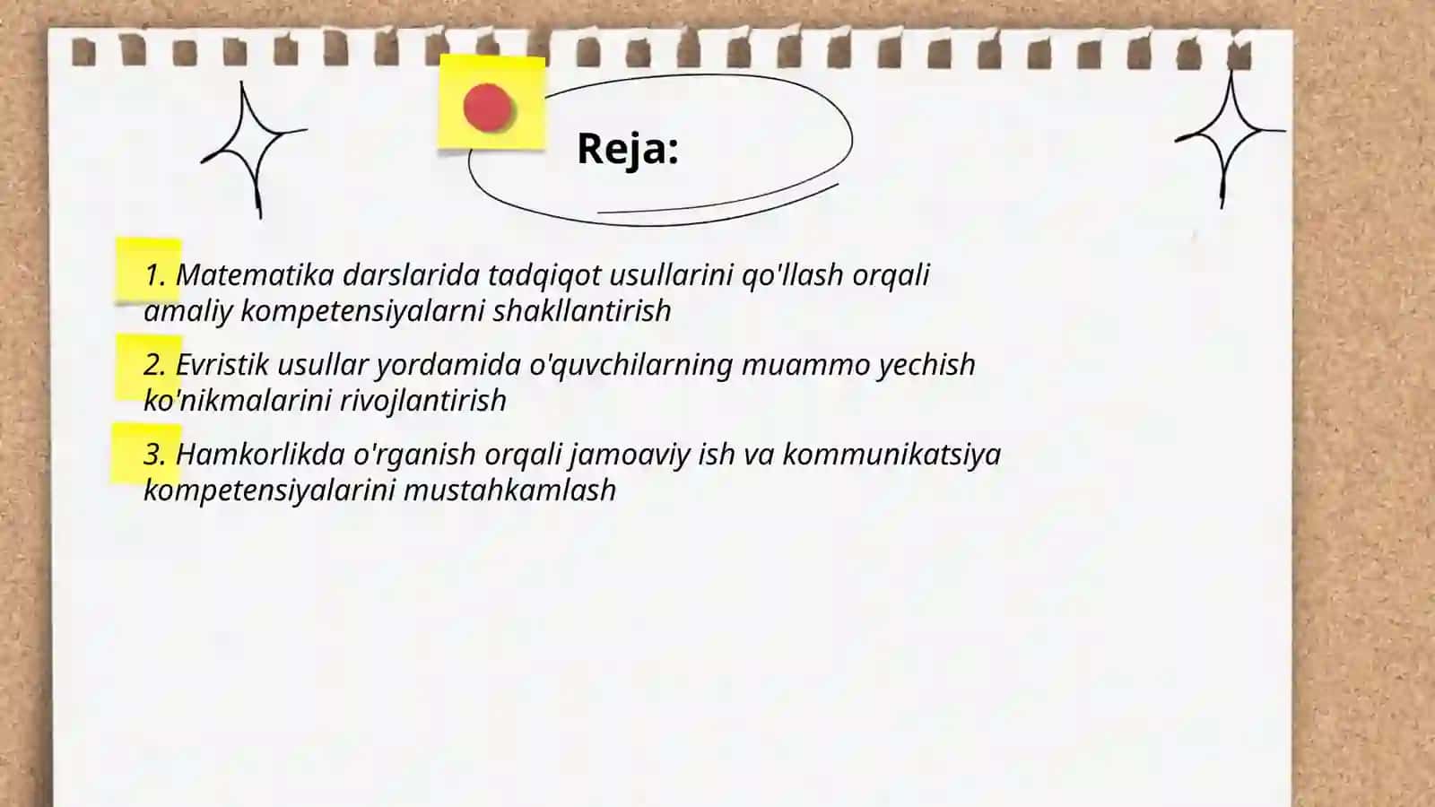 Matematika fanini o'qitishda tadqiqot, evristik va hamkorlikda o'rganish metodlari 2