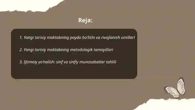 Yangi tarixiy maktab va ijtimoiy yoʻnalish 2