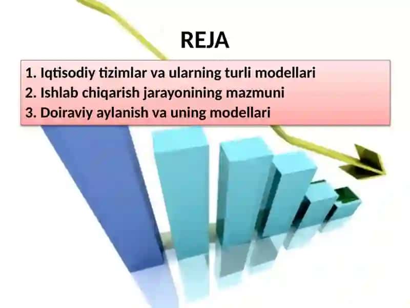 МAVZU. Iqtisodiy tizimlar va doiraviy aylanishlar modeli 2