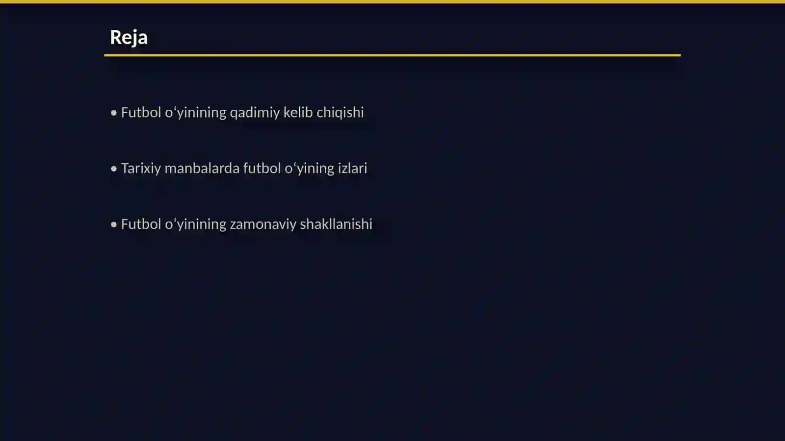 Futbol o'yini kelib chiqishi va rivojlanish tarxi 2