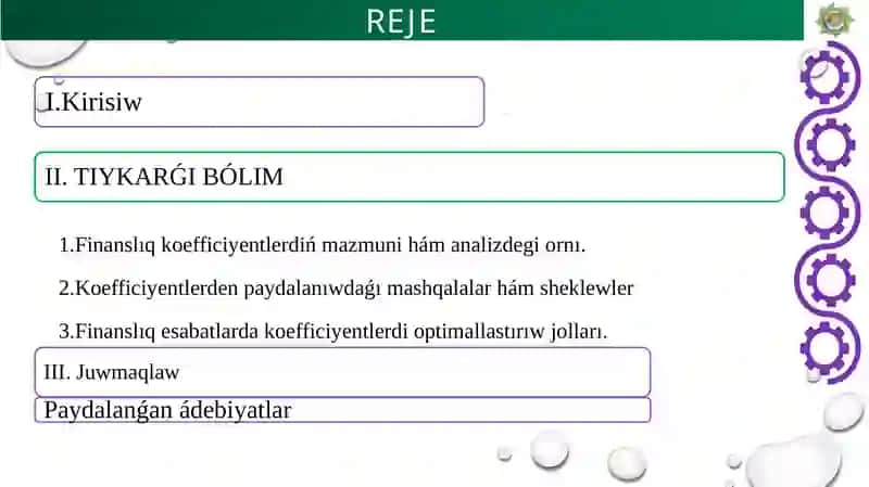 Finanslıq esabatlar 2