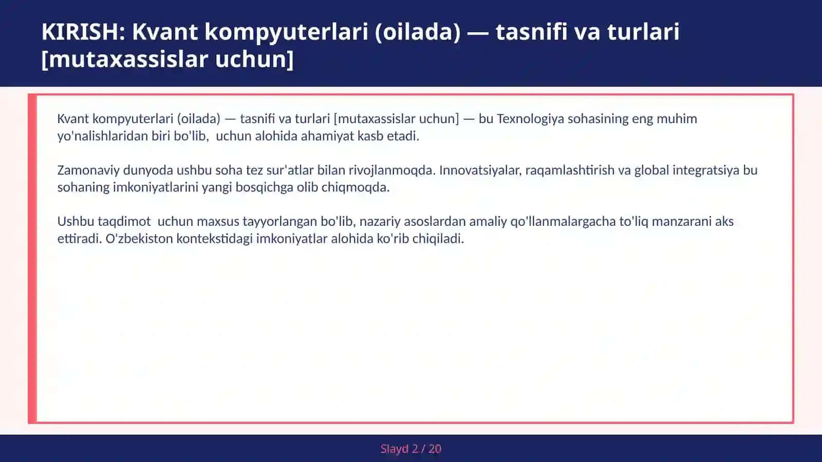 Kvant kompyuterlari (oilada) — tasnifi va turlari [mutaxassislar uchun] 2