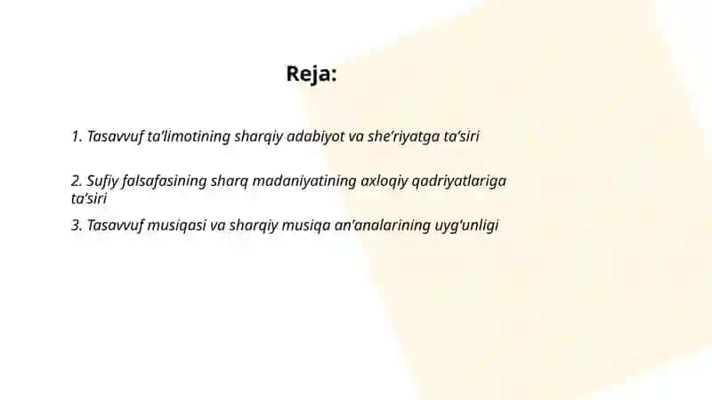 Tasavvuf taʼlimotining sharqiy adabiyot va sheʼriyatga taʼsiri 2
