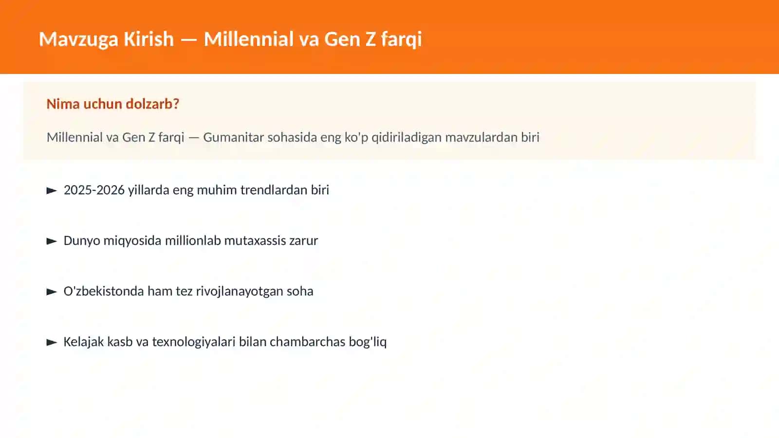 Millennial va Gen Z farqi 2