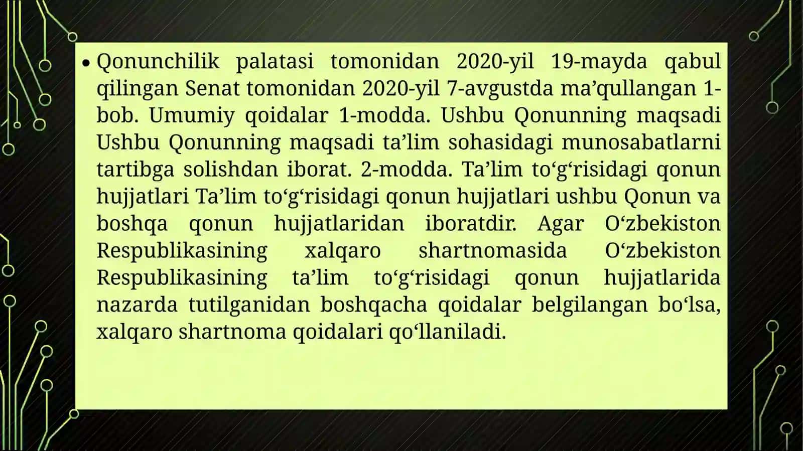 Ta'lim sohasidagi innovatsiyalar 2