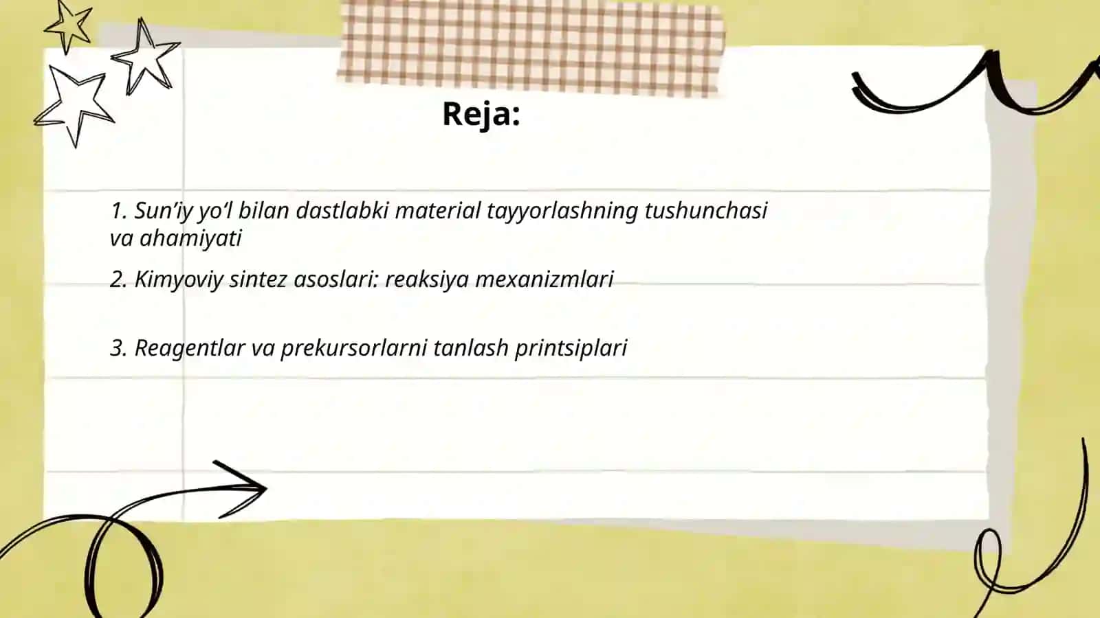 Sunʼiy yoʻl bilan dastlabki material tayyorlash 2