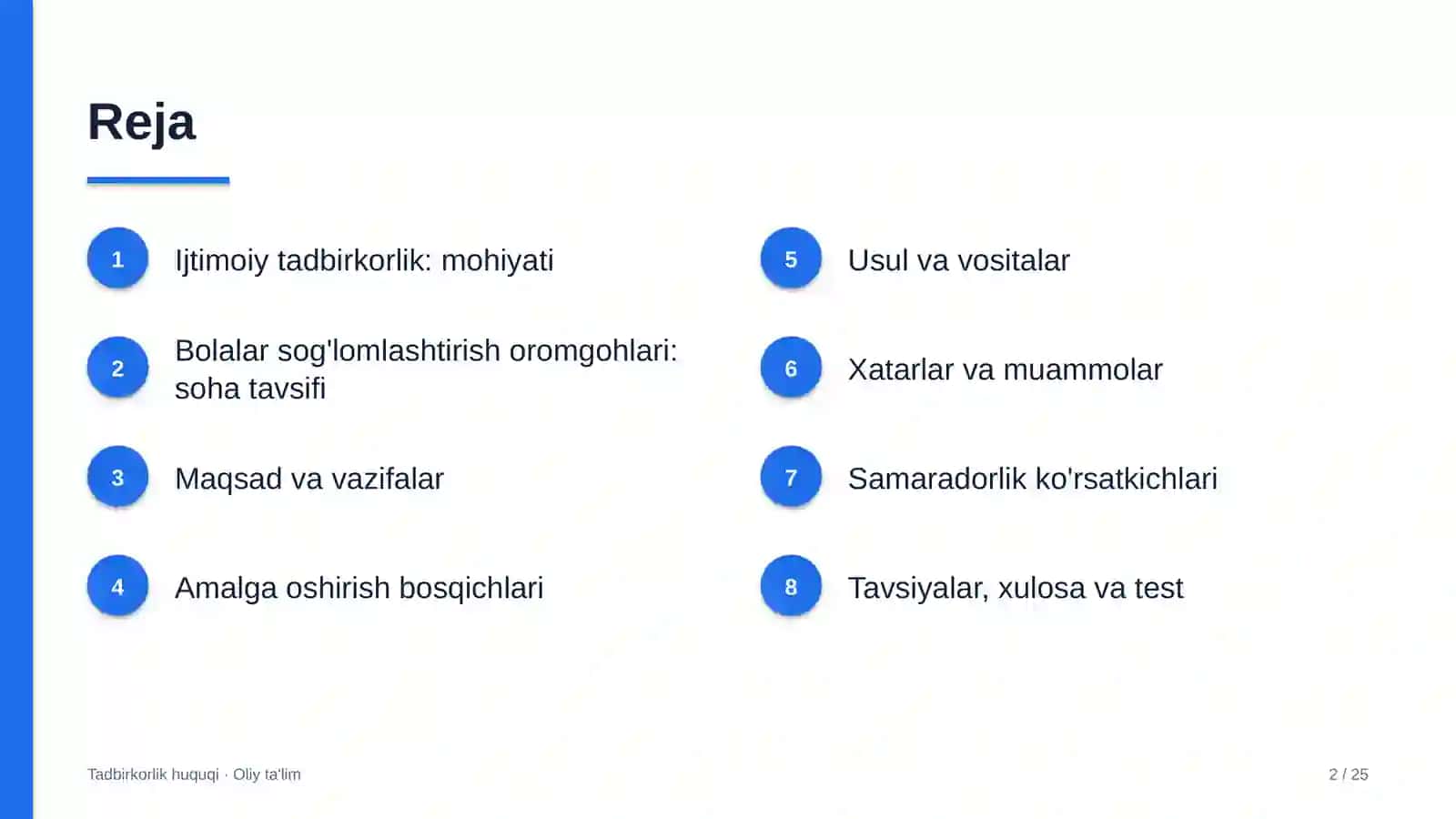 Bolalar sog'lomlashtirish oromgohlarida ijtimoiy tadbirkorlik 2
