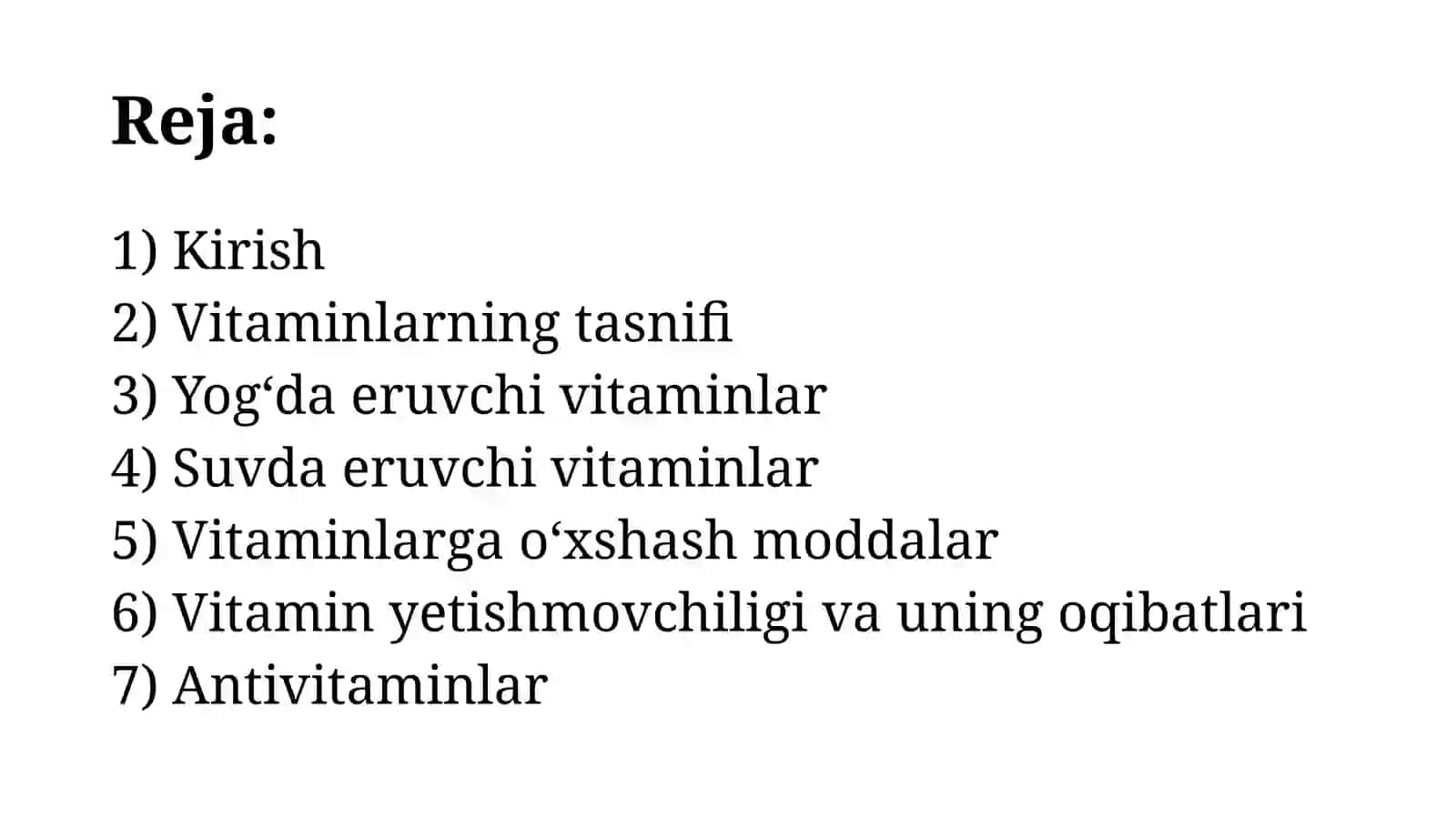 Vitaminlar 2
