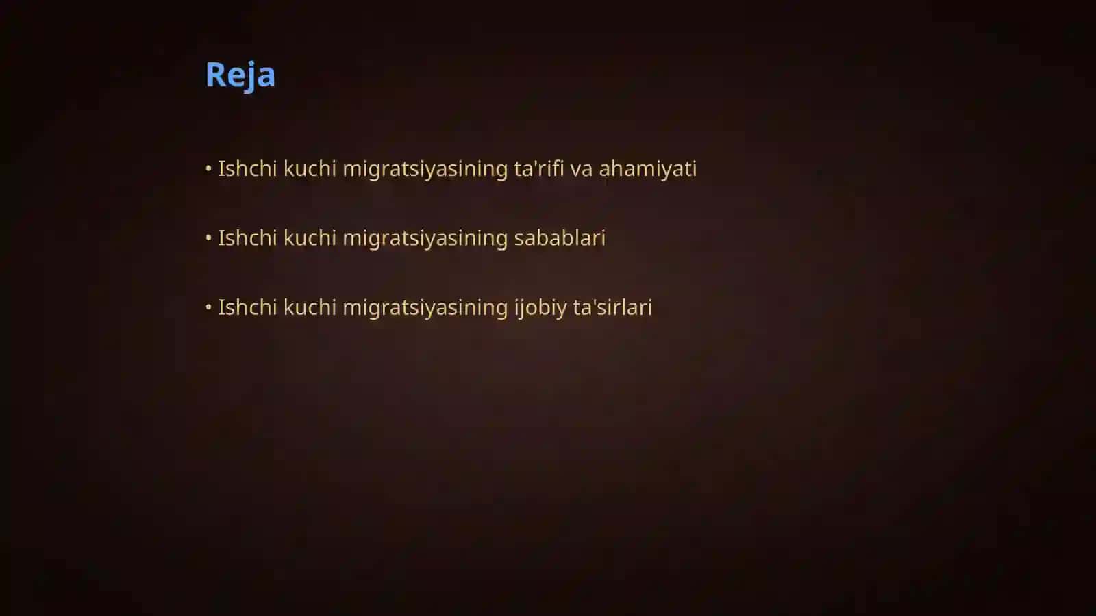 Global iqtisodiy rivojlanishda ishchi kuchi migratsiyasi 2