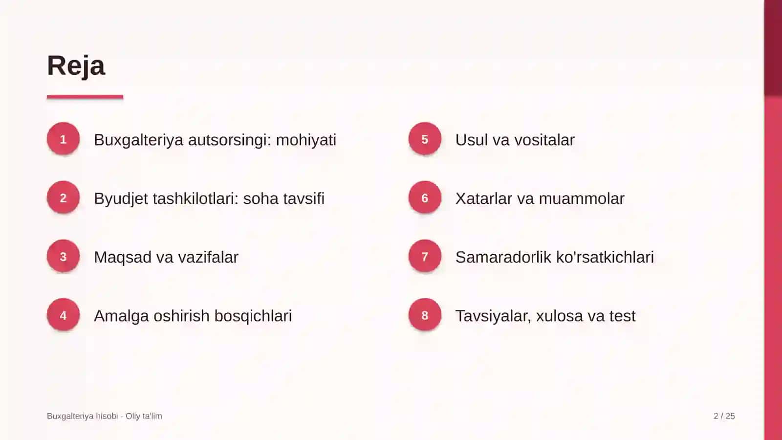 byudjet tashkilotlarida buxgalteriya xizmatini autsorsingga berish 4369 2
