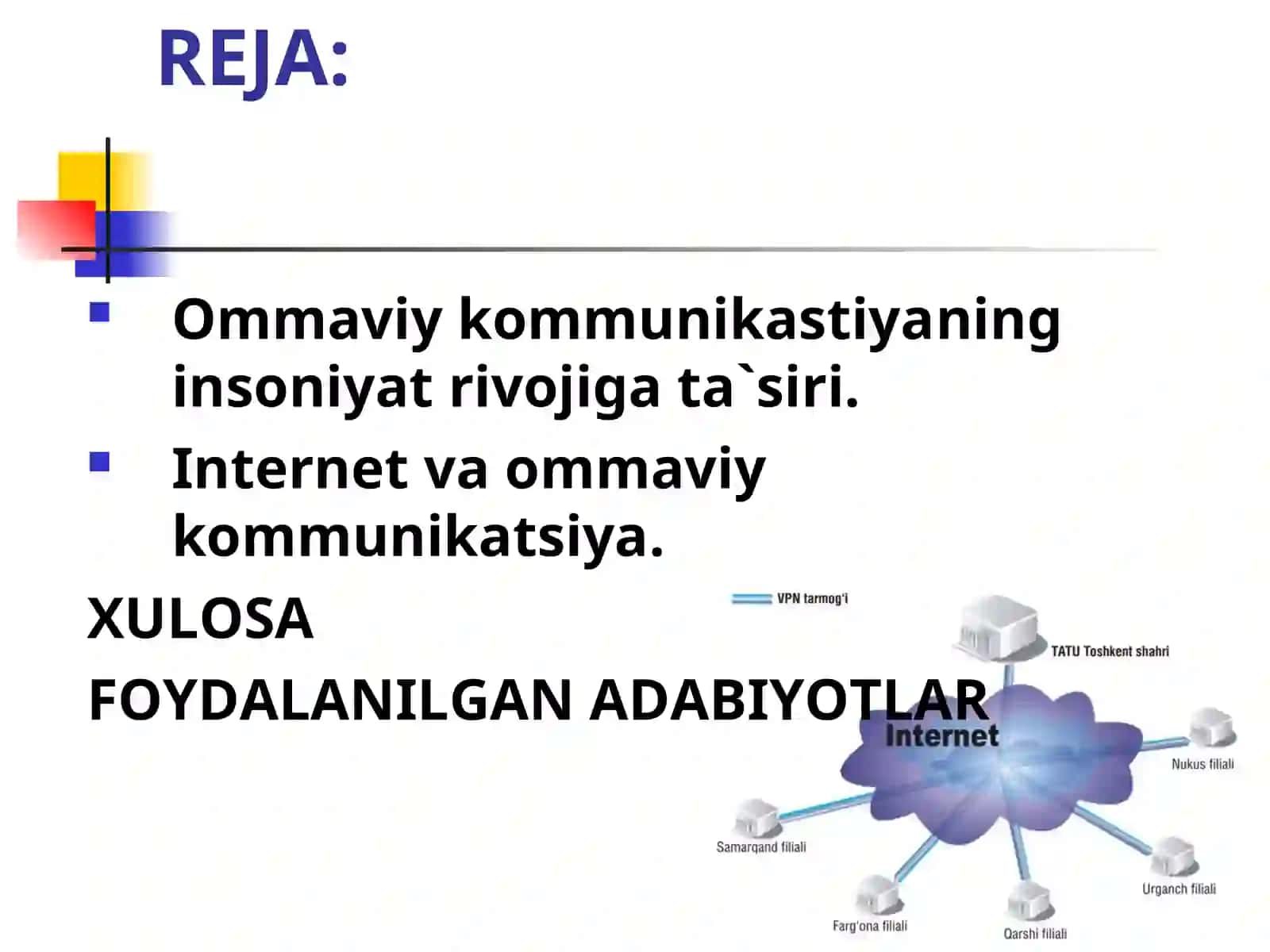 Ommaviy kommunikatsiyalar nazariyasi va mediasavodxonlik 2