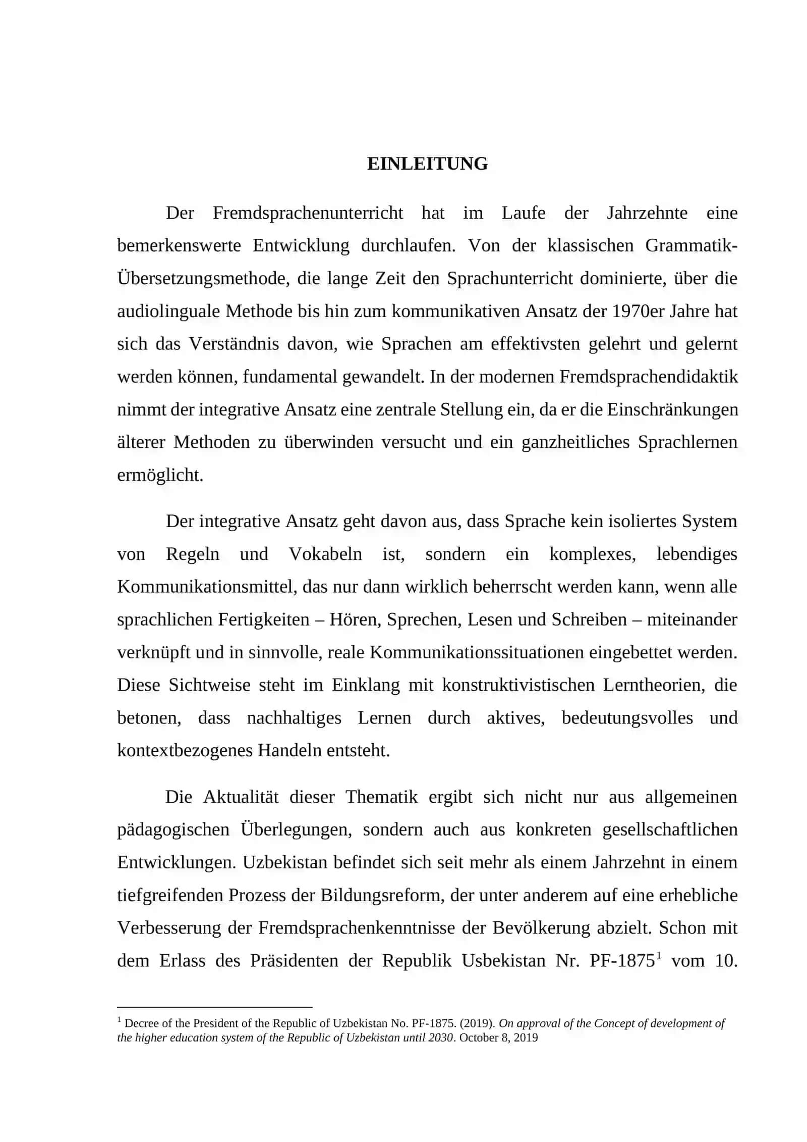 Die Rolle des integrativen Ansatzes im Fremdsprachenunterricht 2