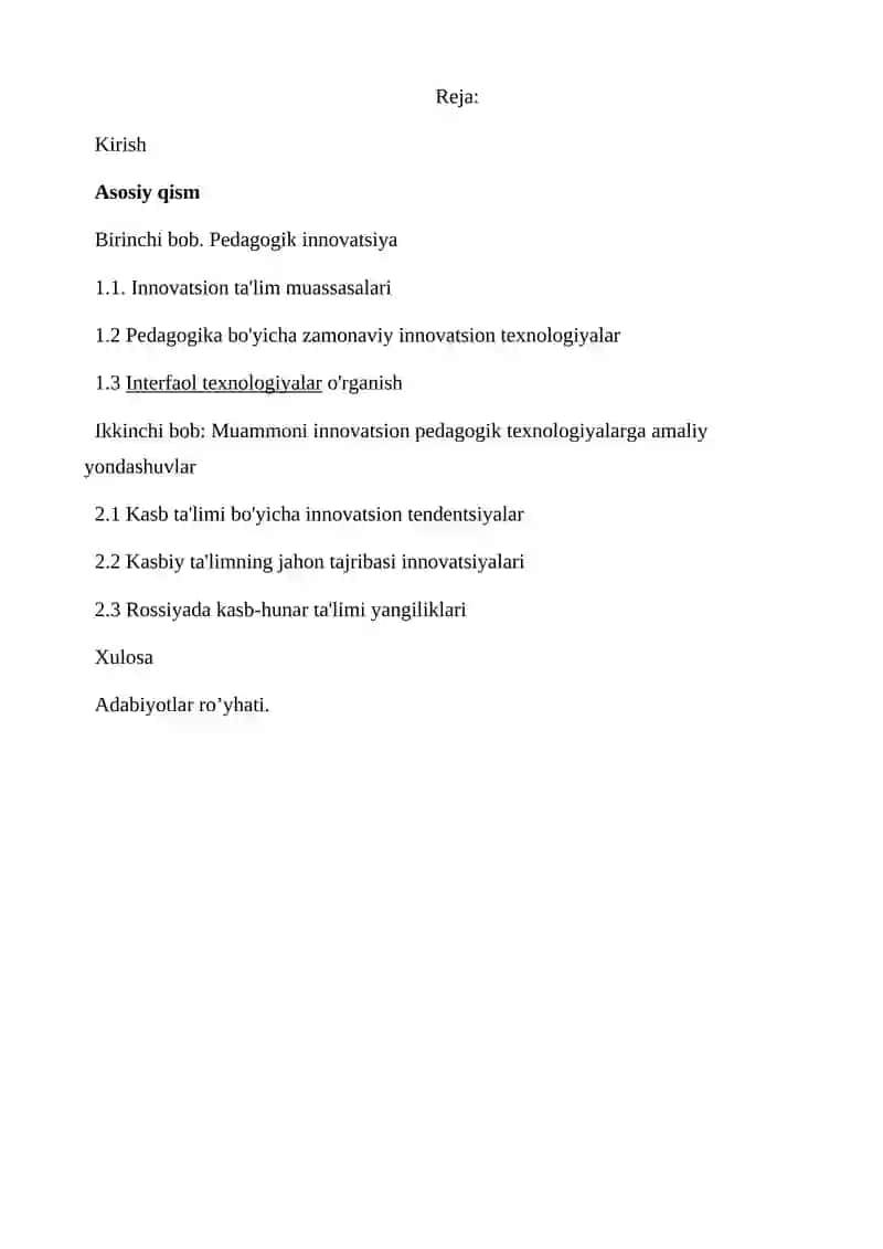 Boshlang’ich ta’limda o’qituvchilarni innovatsion faoliyatga yondashuvini shakllantirish 2