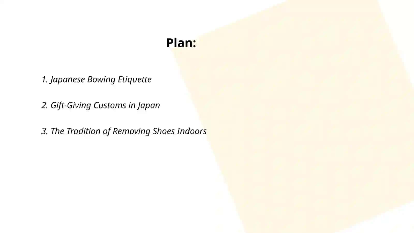 Politeness and traditions of Japanese 2