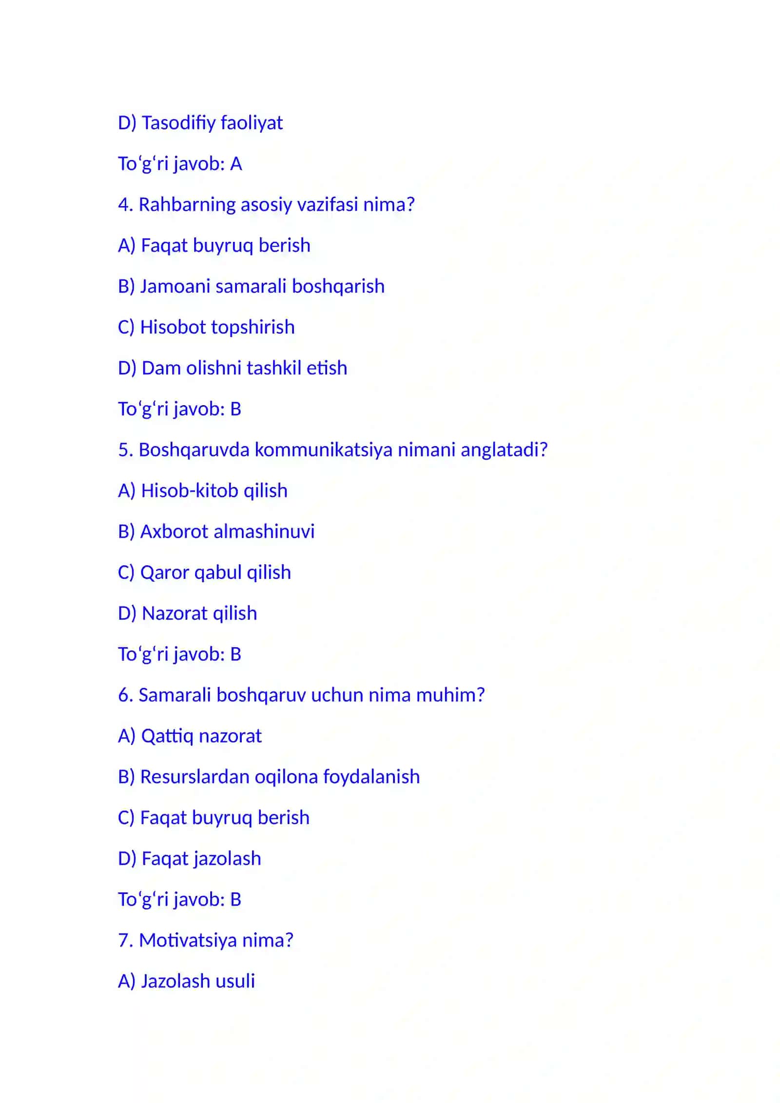 Boshqaruv kasbiy mahorat sifatida 2