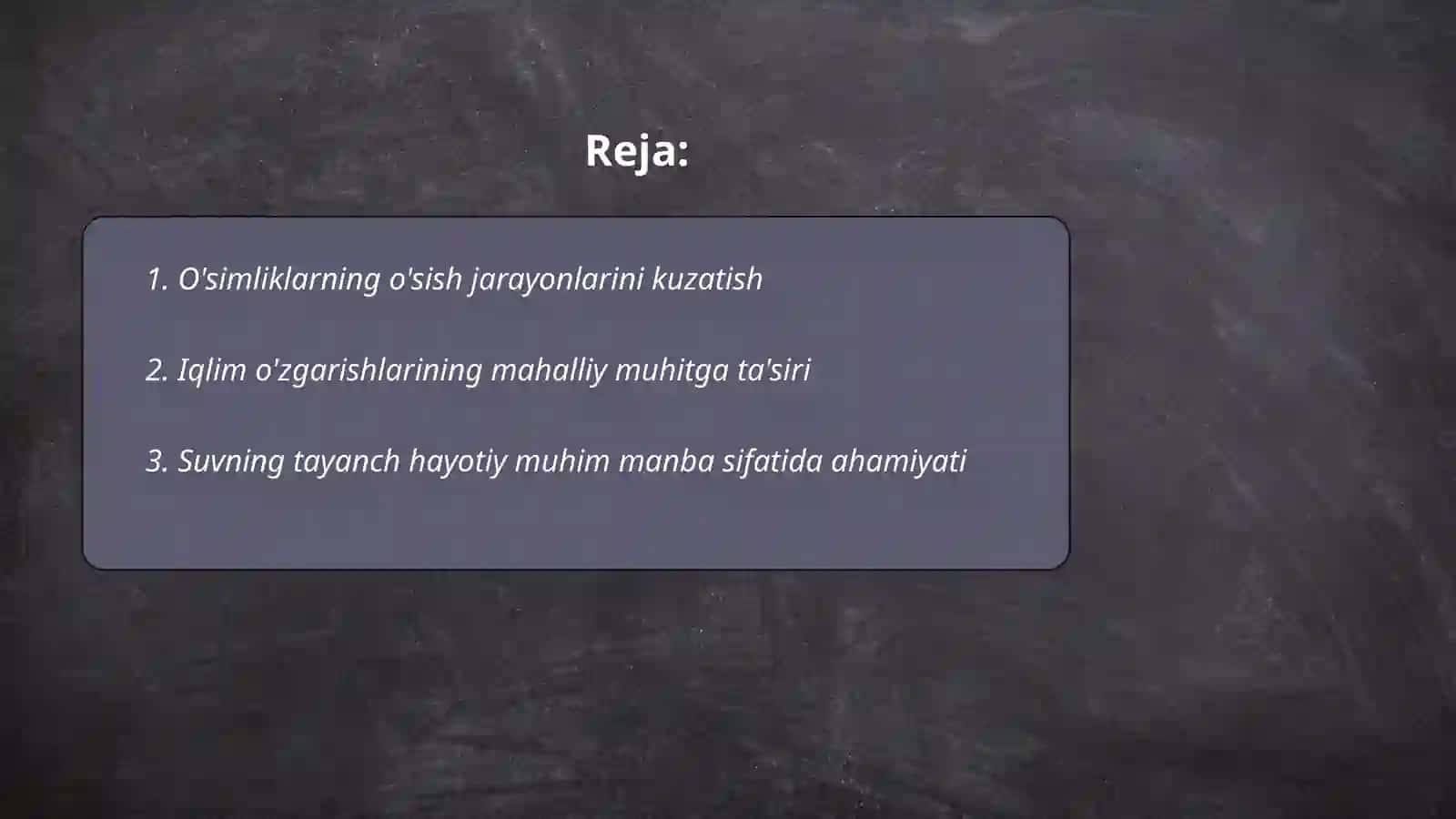 Ekologik madaniyatni shakllantirish 2