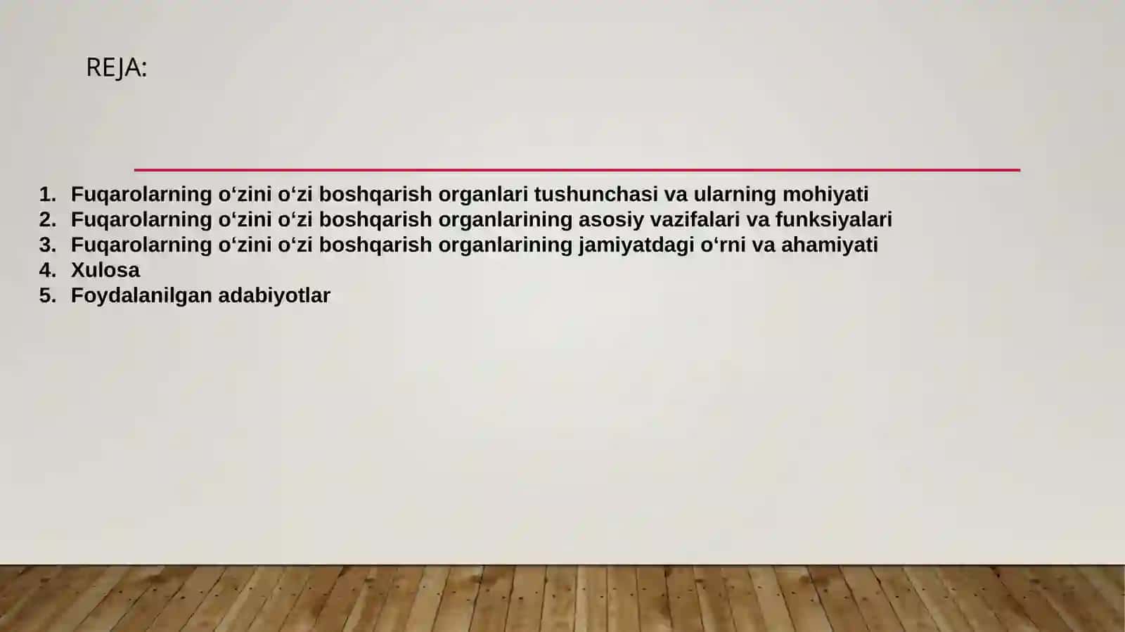 Fuqarolarning o‘zini o‘zi boshqarish organlari faoliyati va ularning jamiyatni demokratlashtirishda tutgan o‘rni 2