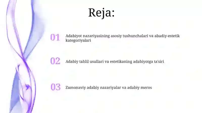 “Adabiyot nazariyasi” (2-tomlik) kitobidan “Abadiy-estetik kategoriyalar” 2