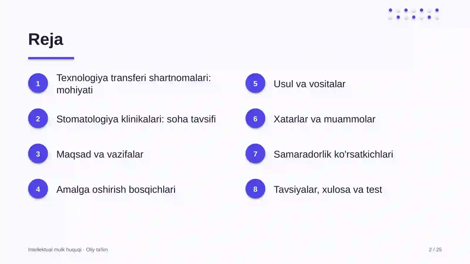 stomatologiya klinikalarida texnologiyalarni transfer qilish shartnomalari 1834 2