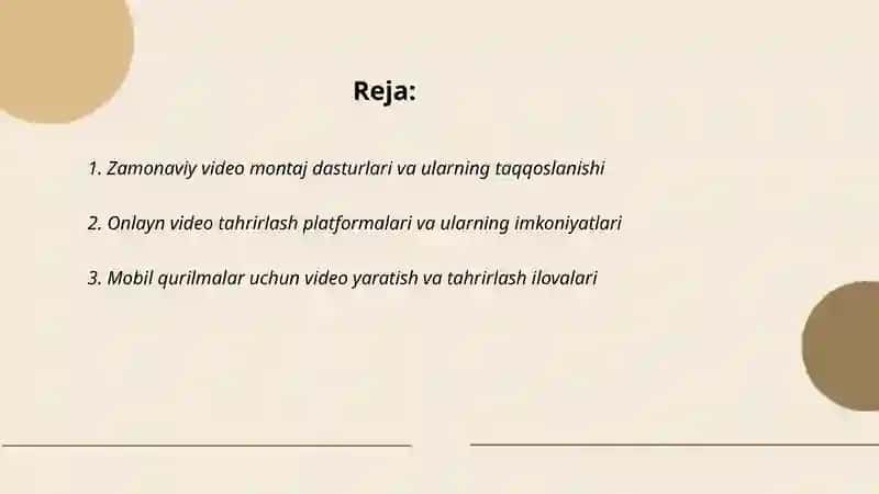 Zamonaviy video montaj dasturlari 2