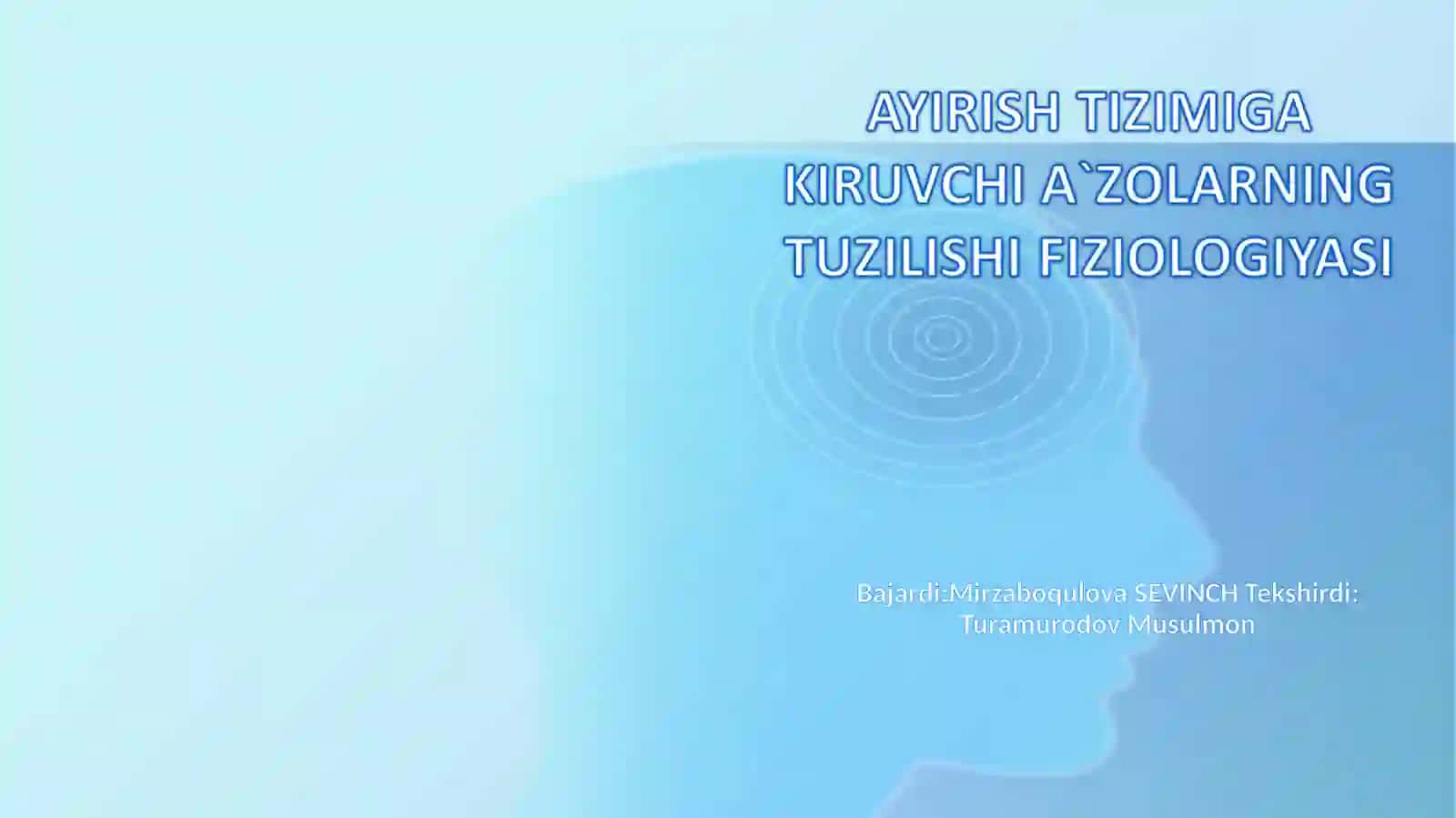 MUSTAQIL TA`LIM INNOVATSION FAN TA`LIM VAZIRLIGI KO`P TARMOQLI TIBBIYOT TEXNIKUMI HAMSHIRALIK ISHI 2