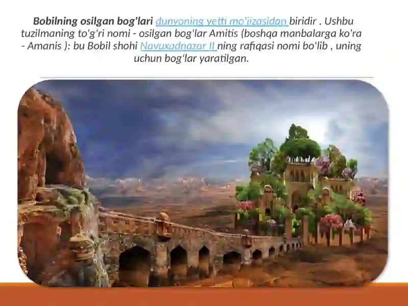 Bobildagi osma bog'lar 2