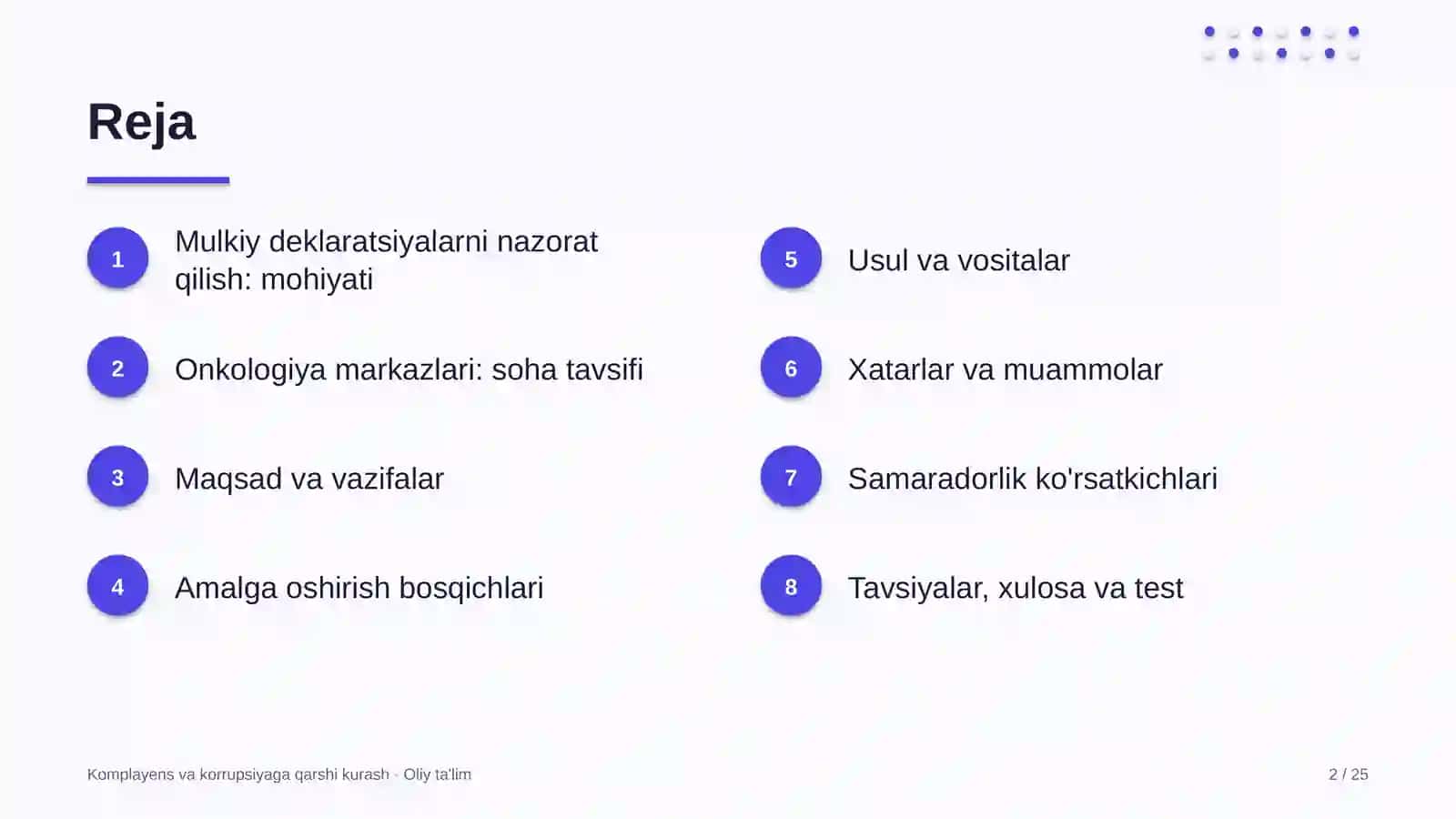 onkologiya markazlarida mulkiy deklaratsiyalarni nazorat qilish 3460 2