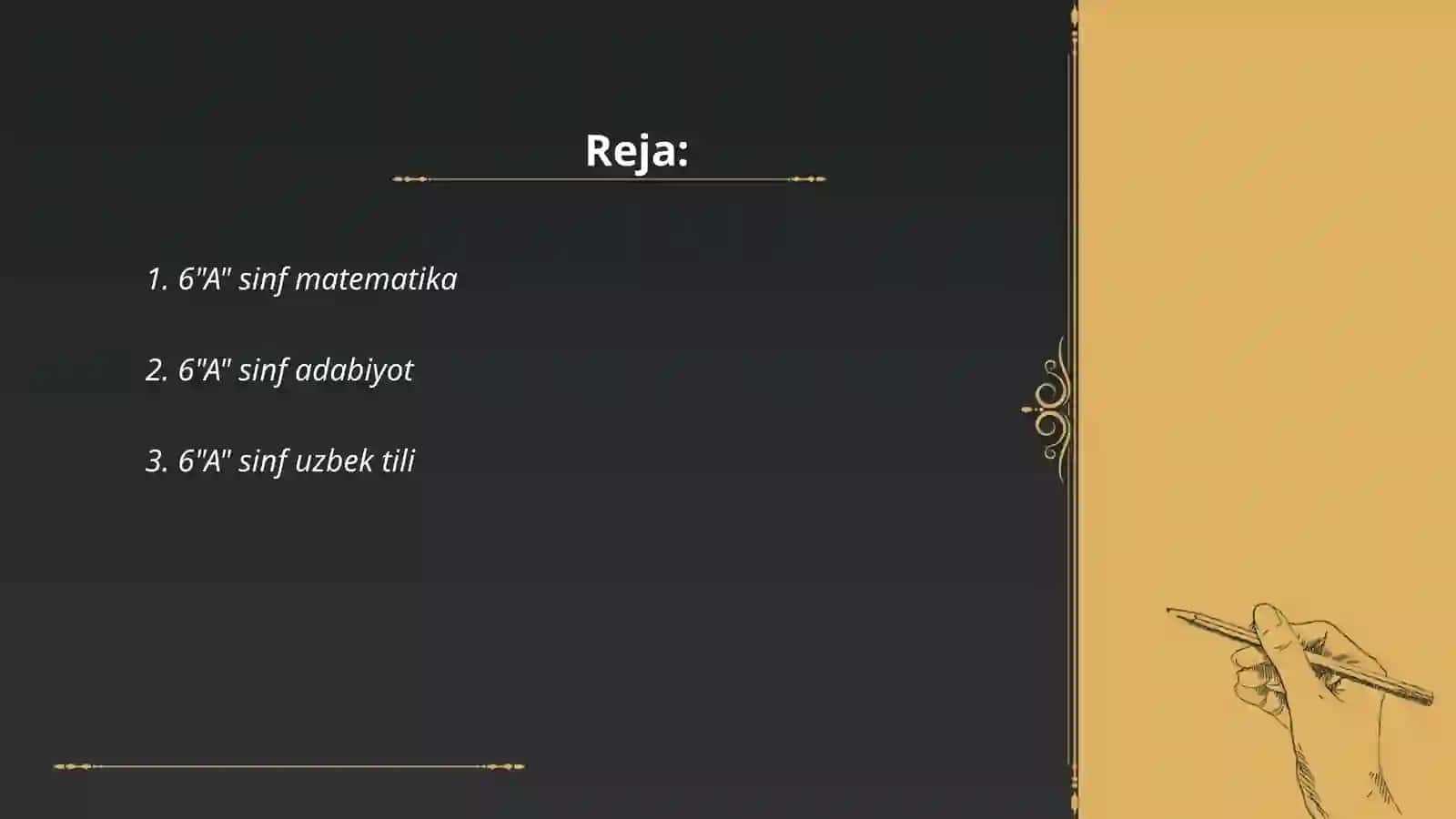 6"A" sinf matematika 2