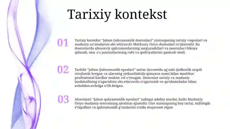 Jahon Qahramonlik Eposlari 2