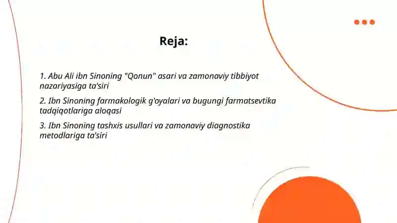 Abu Ali ibn Sino merosining zamonaviy tibbiyot rivojidagi o‘rni 2