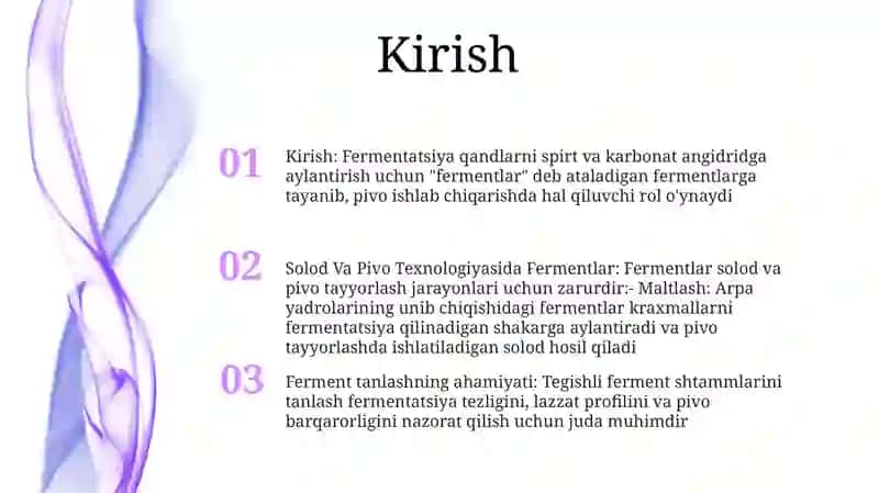 Solod Va Pivo Texnologiyasida Fermentlar 2