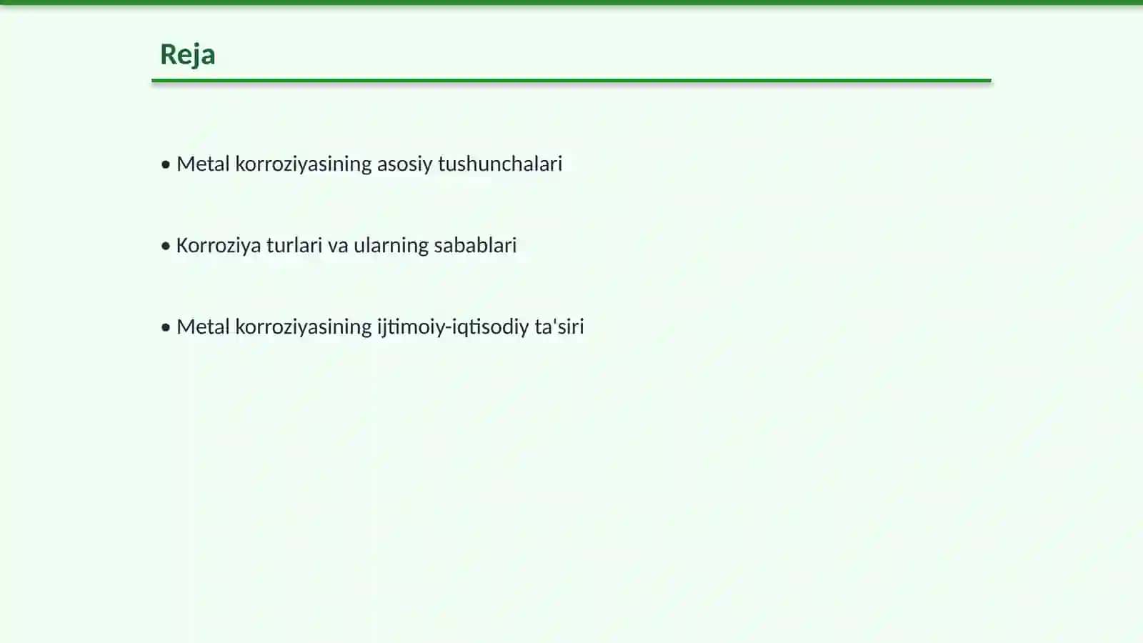 Metal korroziyasi turlari va korroziyadan himoya usullari 2