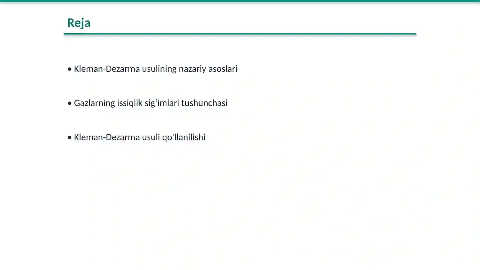Kleman-Dezarma usuli bilan gazlarning issiqlik sigʻimlari nisbatini aniqlash qurilmasi 2
