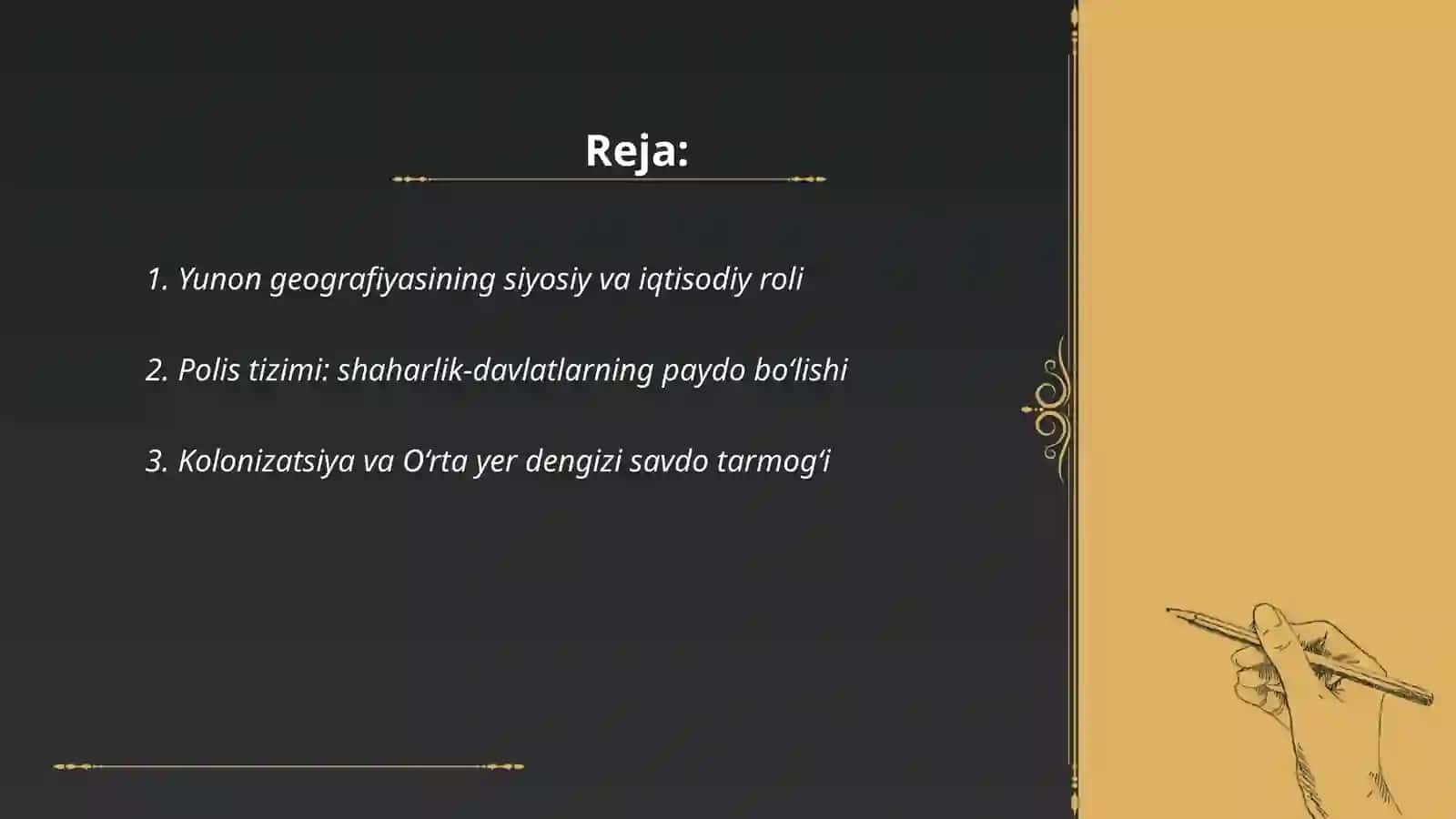 Qadimgi yunonistonning yuksalishi 2
