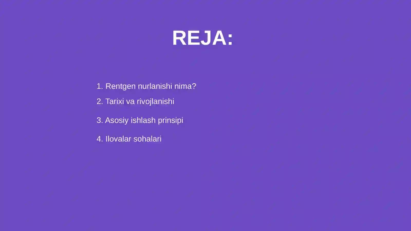 Rentgen nurlanishi 2