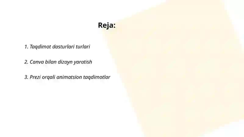Taqdimot dasturlari turlari 2