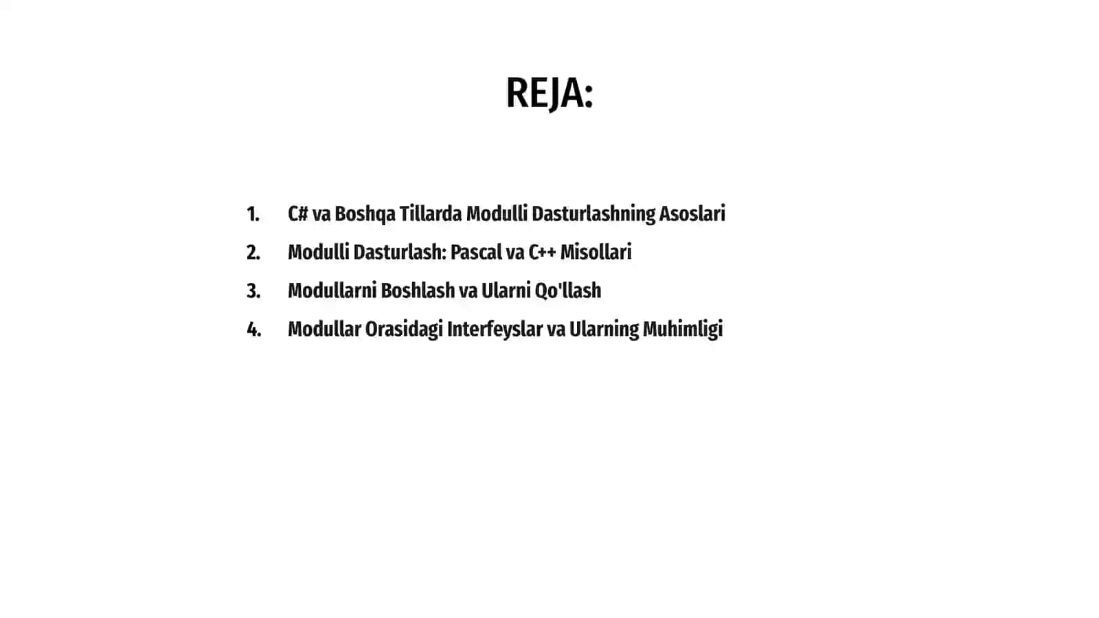 C# va Boshqa Tillarda Modulli Dasturlashning Asoslari 2