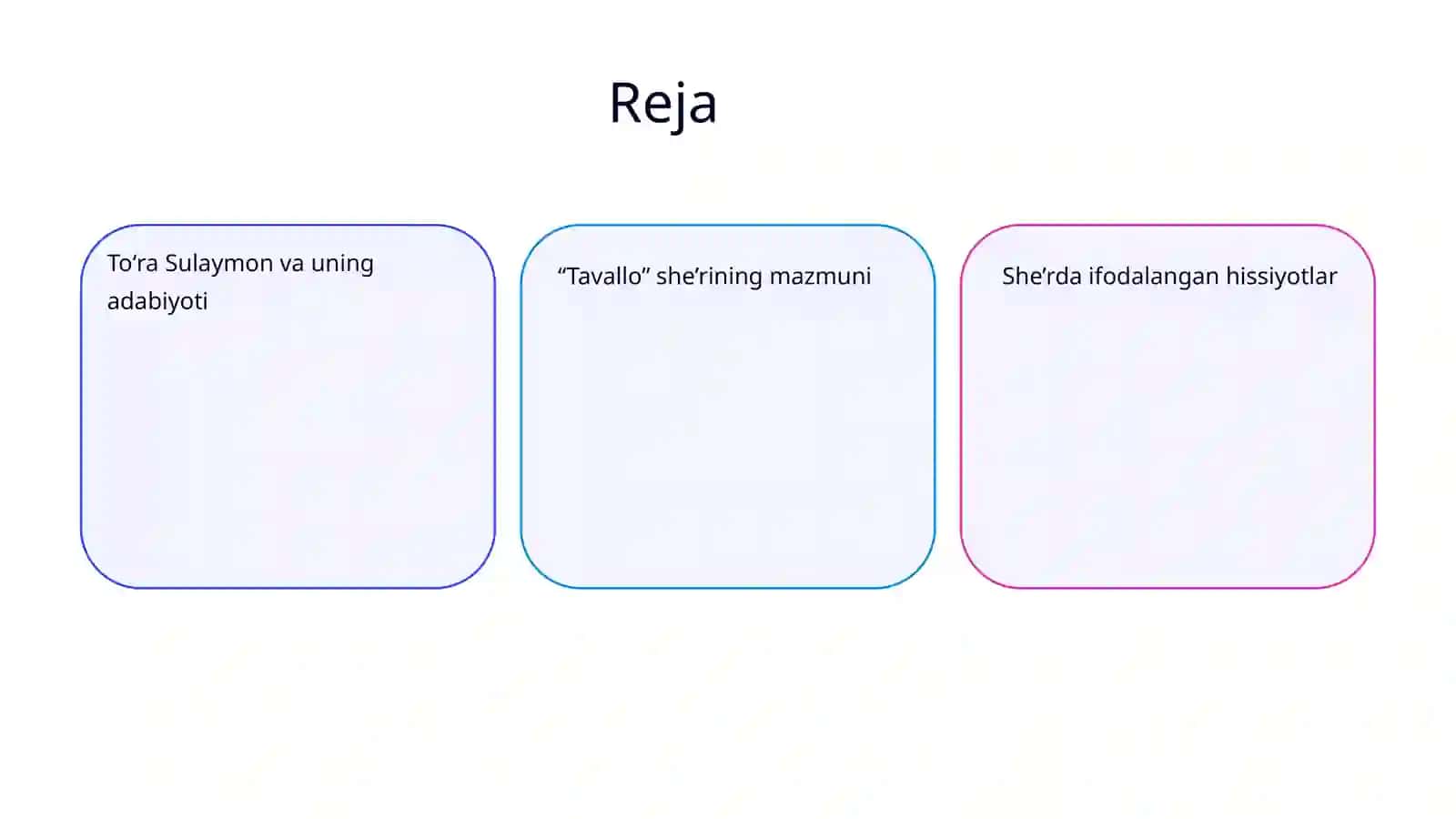 Toʻra Sulaymonning “Tavallo” she’ri 2