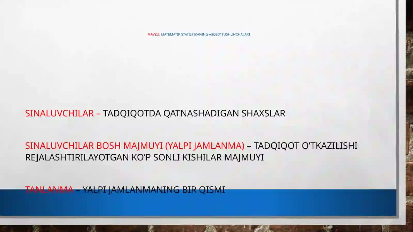 PSIXOLOGIK TADQIQOTLARDA MA’LUMOTLARNI QAYTA ISHLASH METODLARI VA TEXNOLOGIYALARI 2