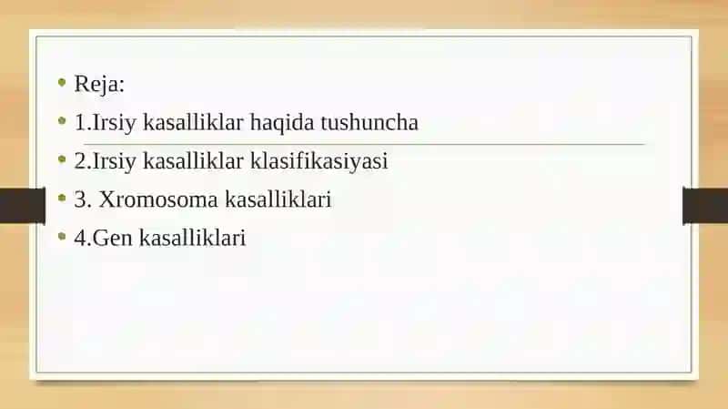 Irsiy gen kasalliklari 2