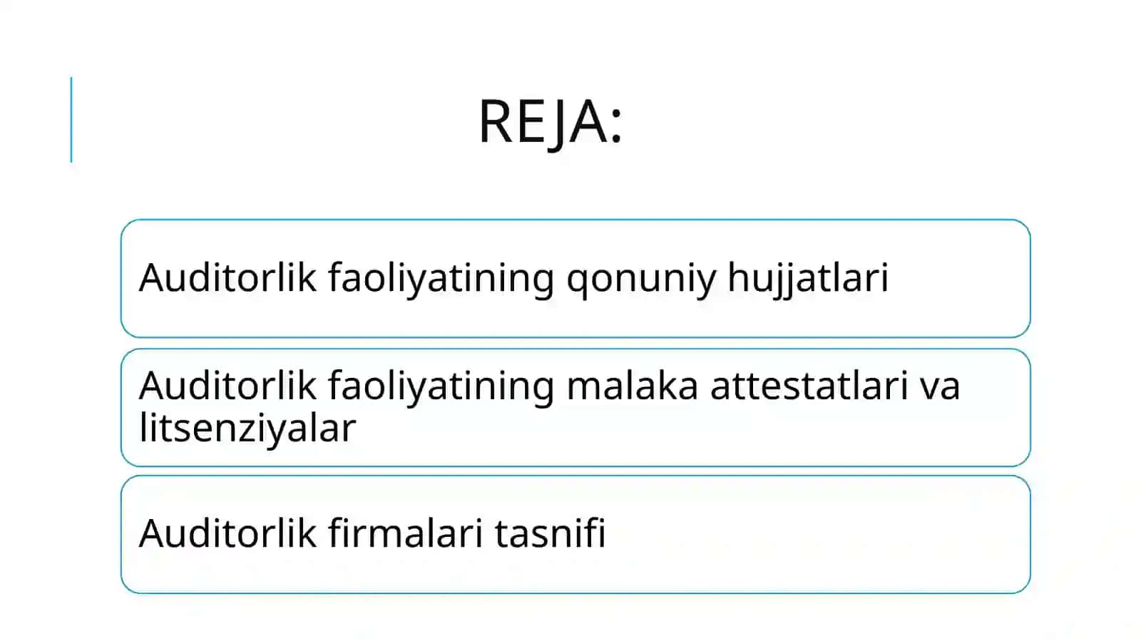 auditorlik faoliyati ning huquqiy asoslari 2